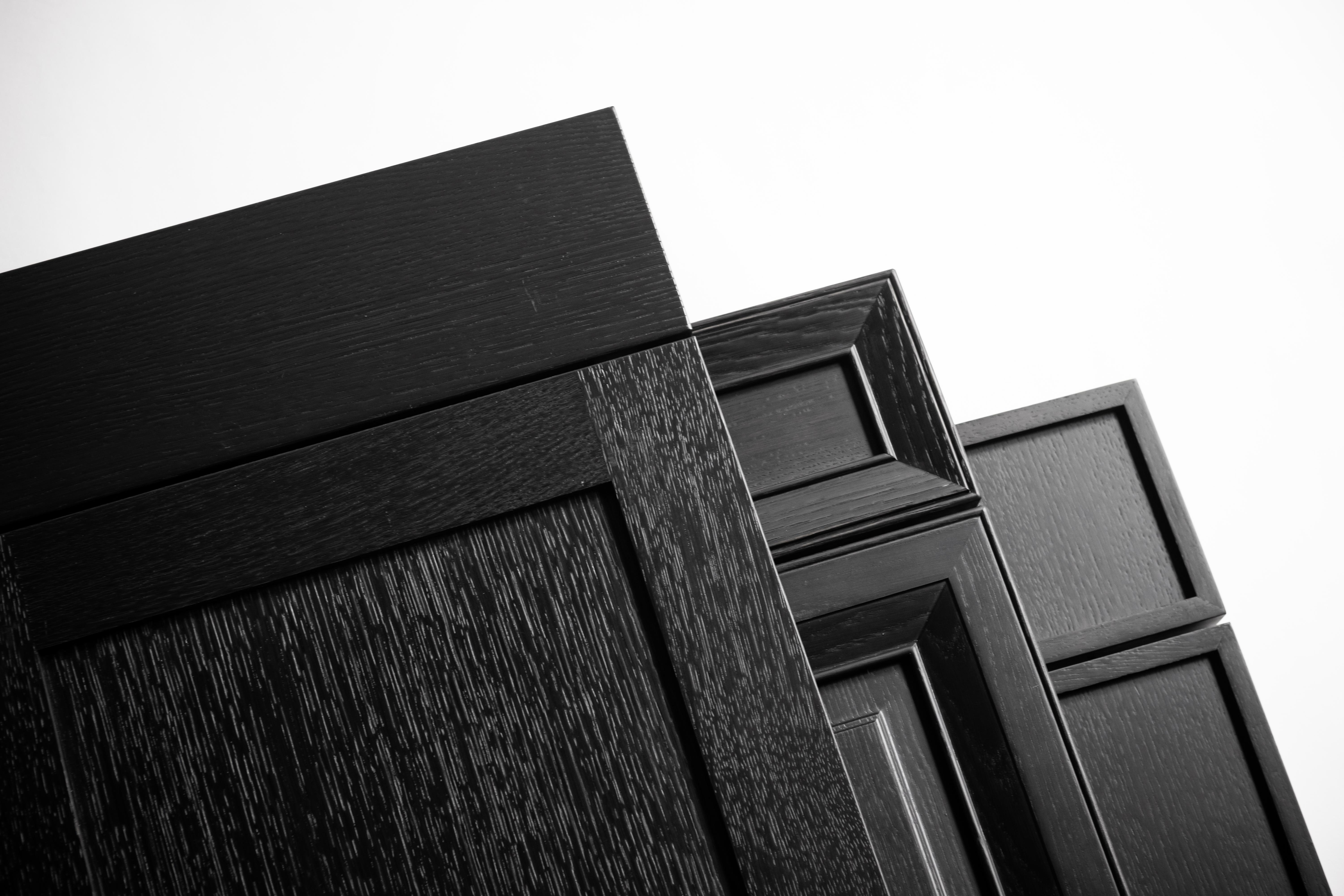 New Finish Explores the Range of Matte Black in Cabinetry Design